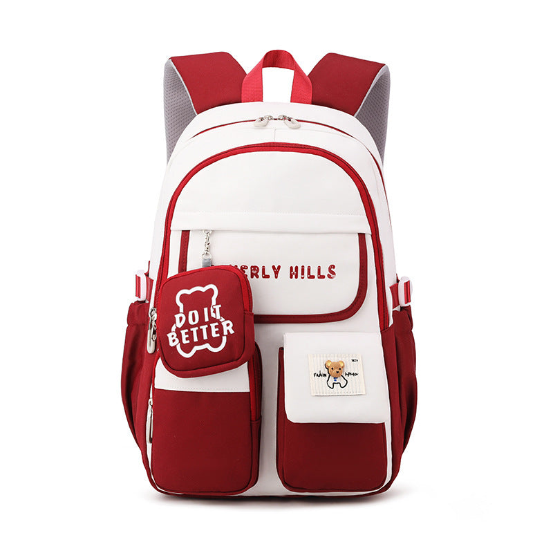 Women's Natural Fish Junior High College Large Backpacks