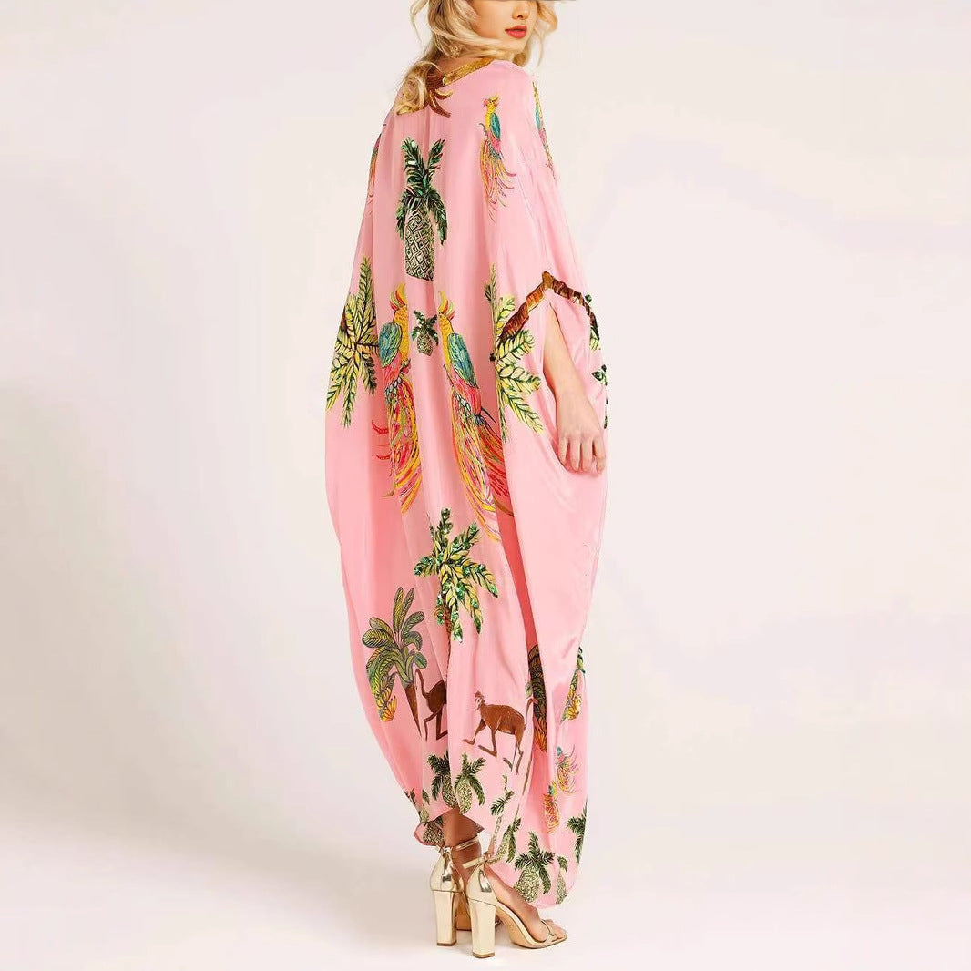 Women's Spring Print Loose Fashion Dress Dresses