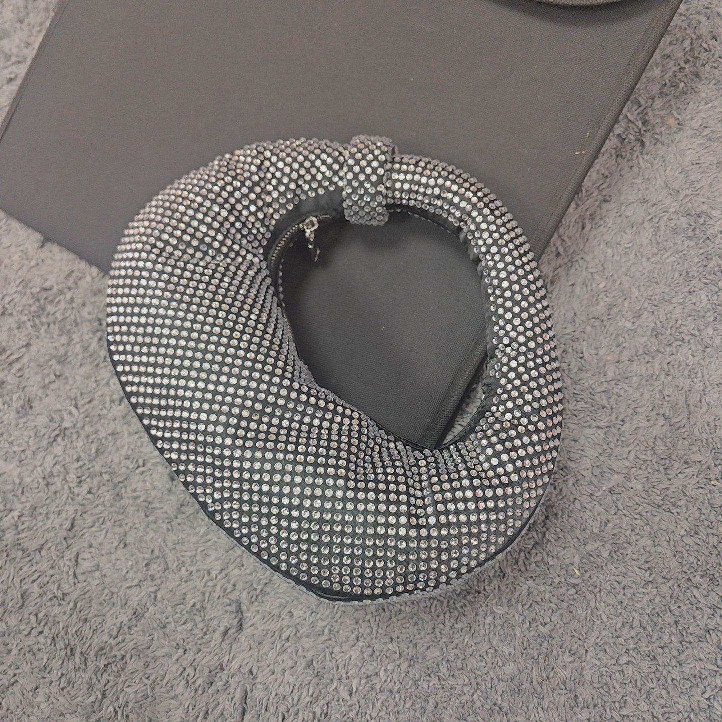 Women's Unique Clutch Shiny Rhinestone Dinner Handbags
