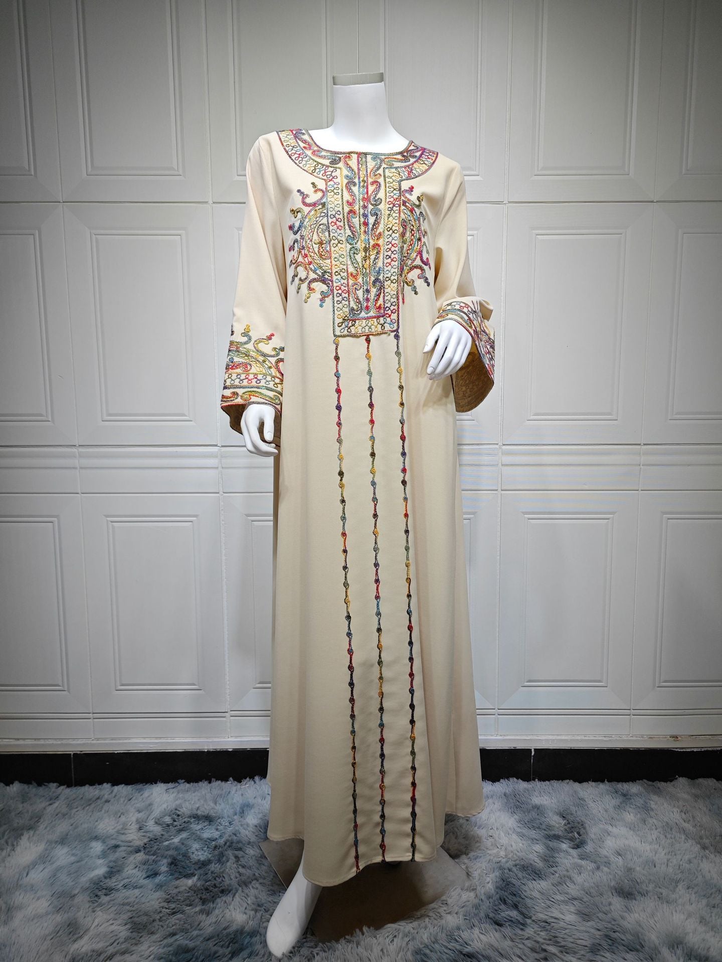 Creative Robe Arabian Gown Embroidery Dress Clothing