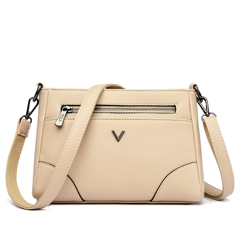 Women's Korean Large Capacity Versatile Black Shoulder Bags