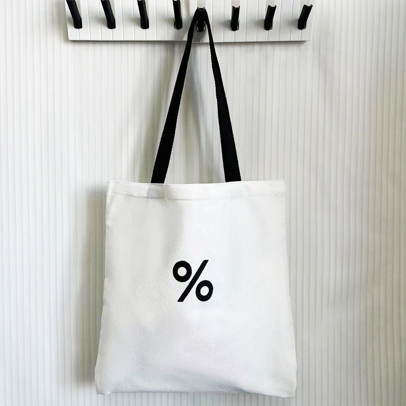 Creative Simple Canvas Large Capacity Portable Female Daily Bags