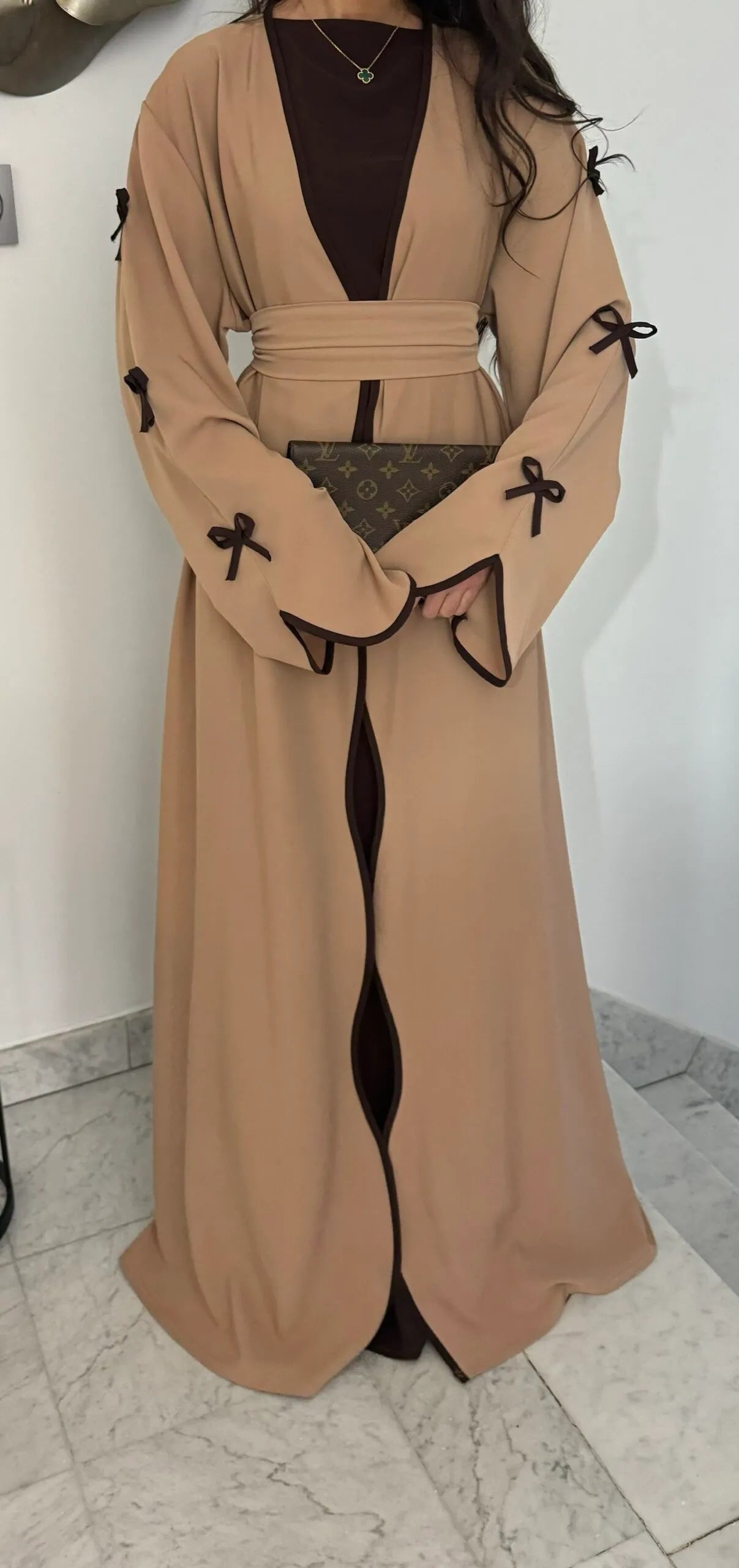Pretty Pure Beautiful Bow Robe Dress Clothing