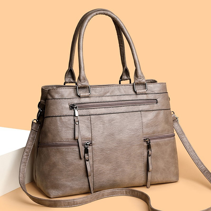 Women's Large Capacity Advanced Texture Soft Leather Women's Handbag