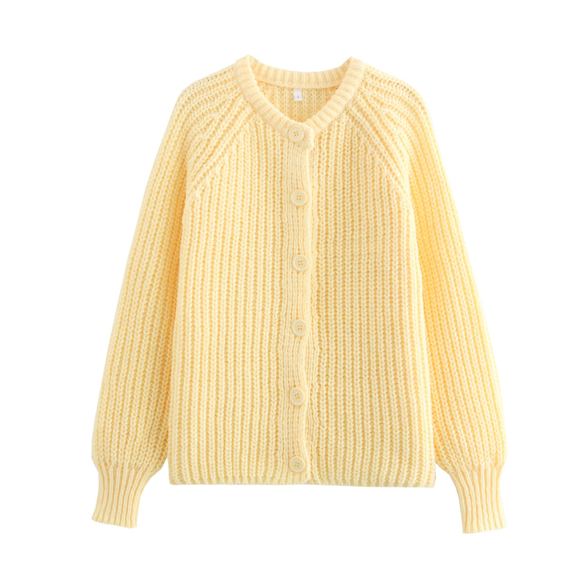 Women's Autumn Solid Color Long-sleeved Knitted For Coats