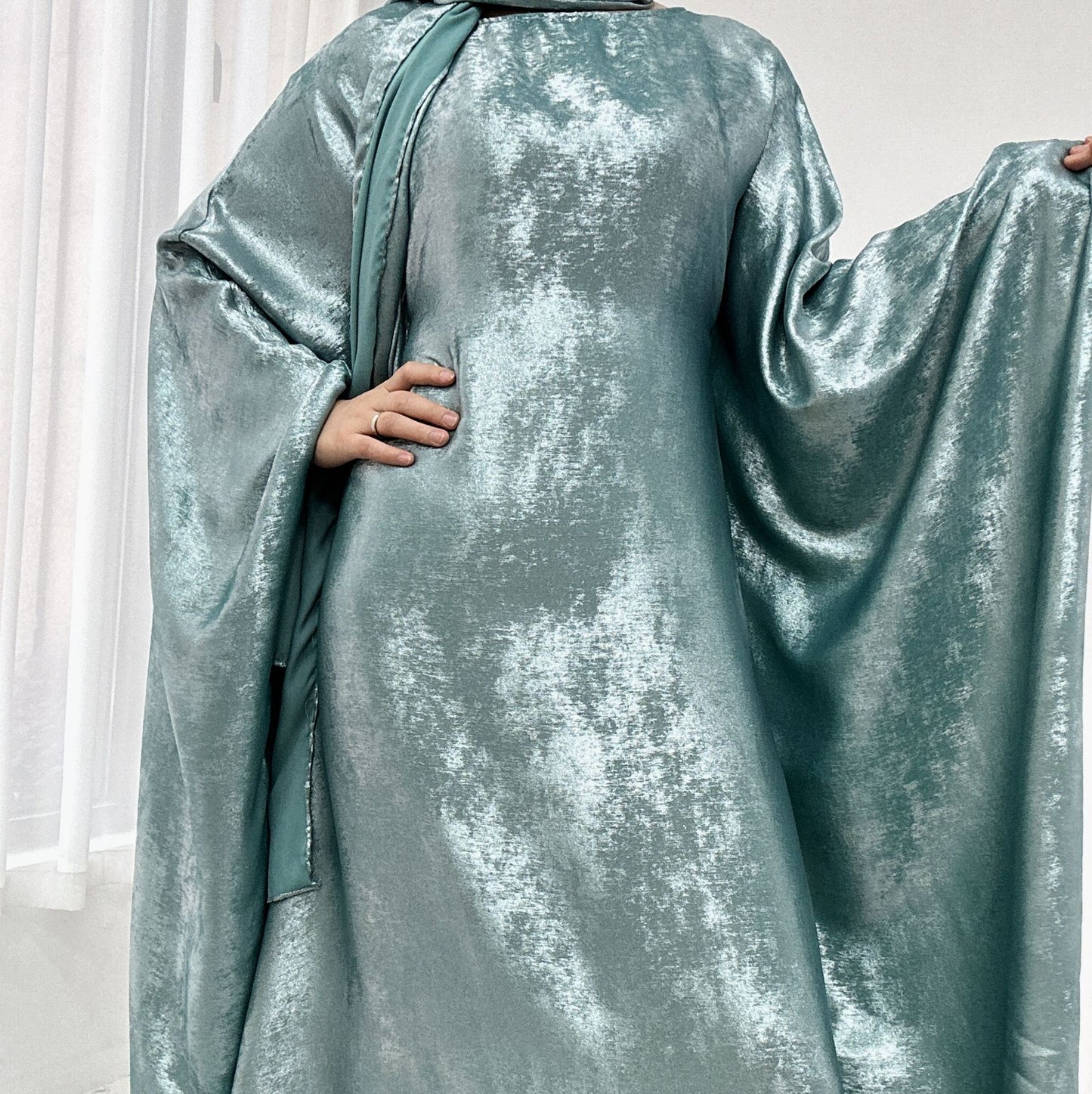 Glamorous Fashion Stitching Turkish Elegant Dress Clothing
