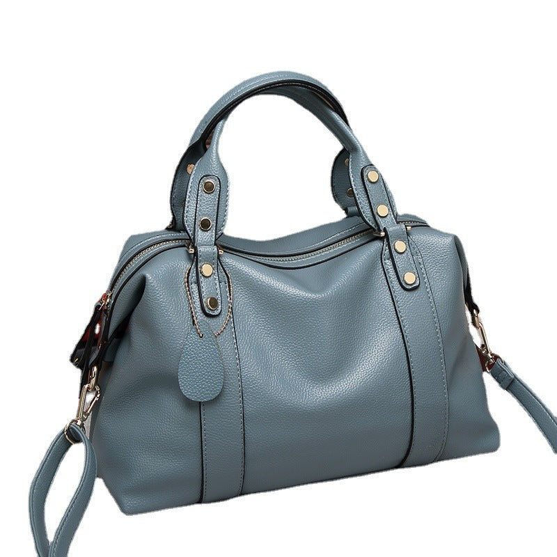 Women's Trendy Fashion Boston Portable Pillow Handbags