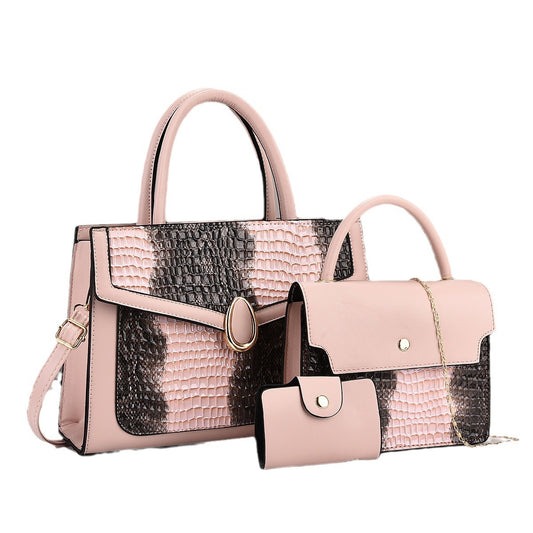 Women's Mother Contrast Color Versatile Fashion Trendy High-grade Small Square Bags