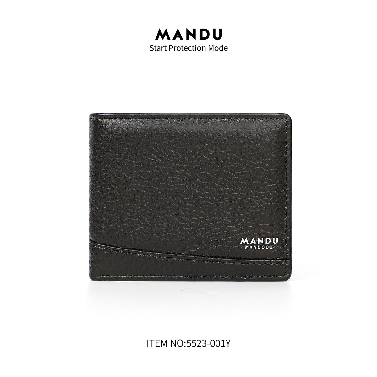 Men's Leather Ultra Light Multifunctional Polyester Swiping Multiple Slots Large Men's Wallet