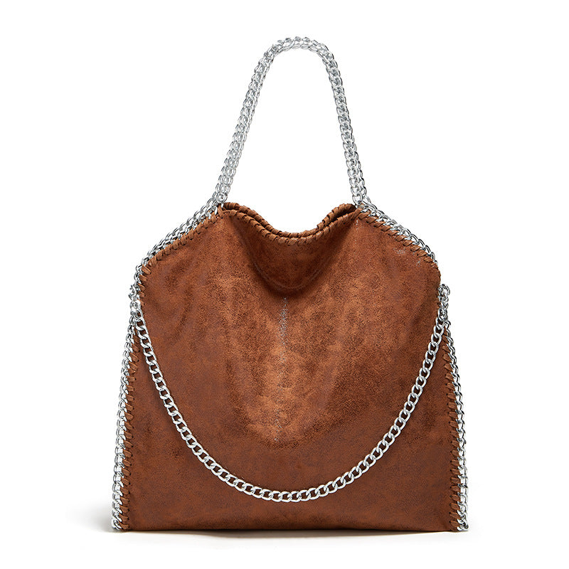 Women's Unique Chain Fashion Simple Folding Handbags