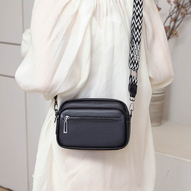 Women's Leather Exquisite First Layer Cowhide Light Crossbody Bags