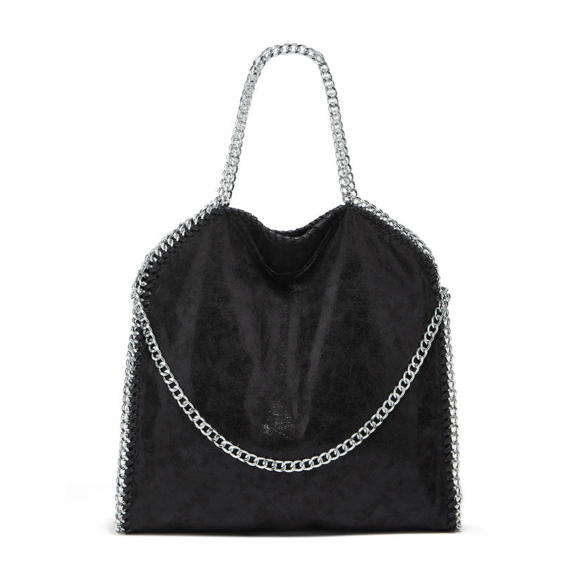 Women's Unique Chain Fashion Simple Folding Handbags