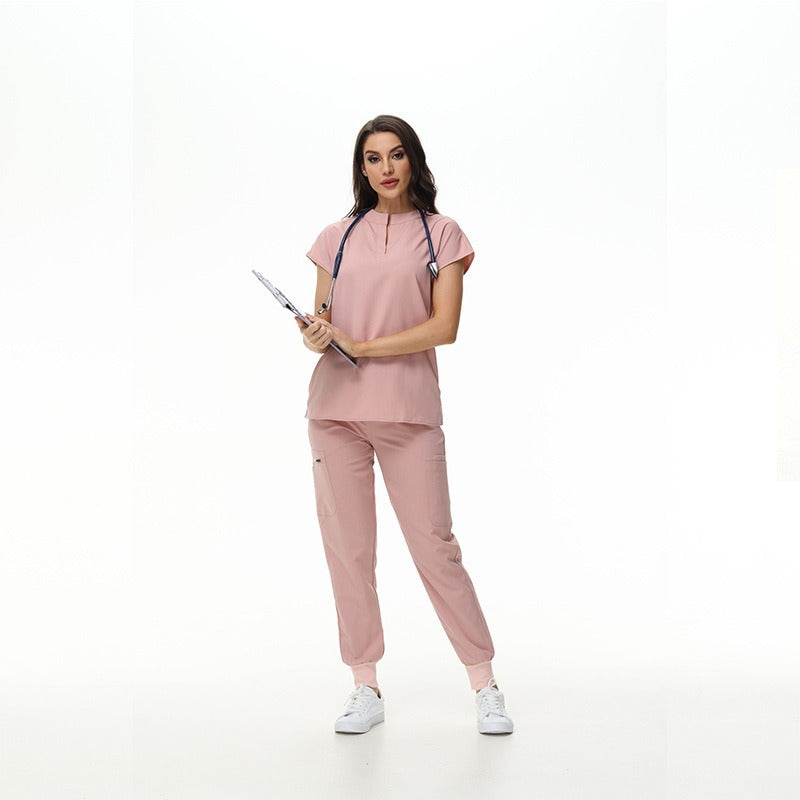 Women's Collar Slim Fit Slimming Stomatological Hospital Pet Shop Uniform