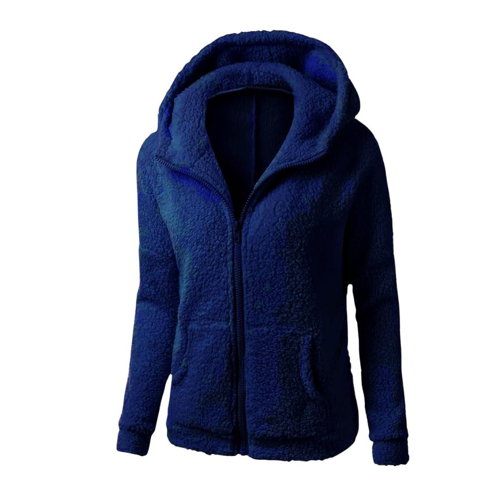 Women's Fleece Sweatshirt Ladies Hooded Pullover Sweaters