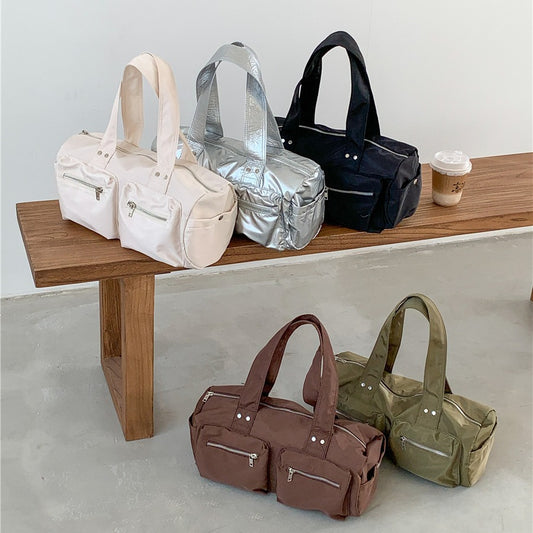 Women's Nylon High-grade Niche Leisure Commute Large Handbags