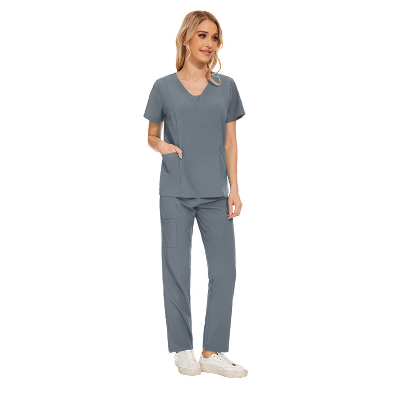 Gown Female Stomatologist Work Clothes Sleeve Male Uniform
