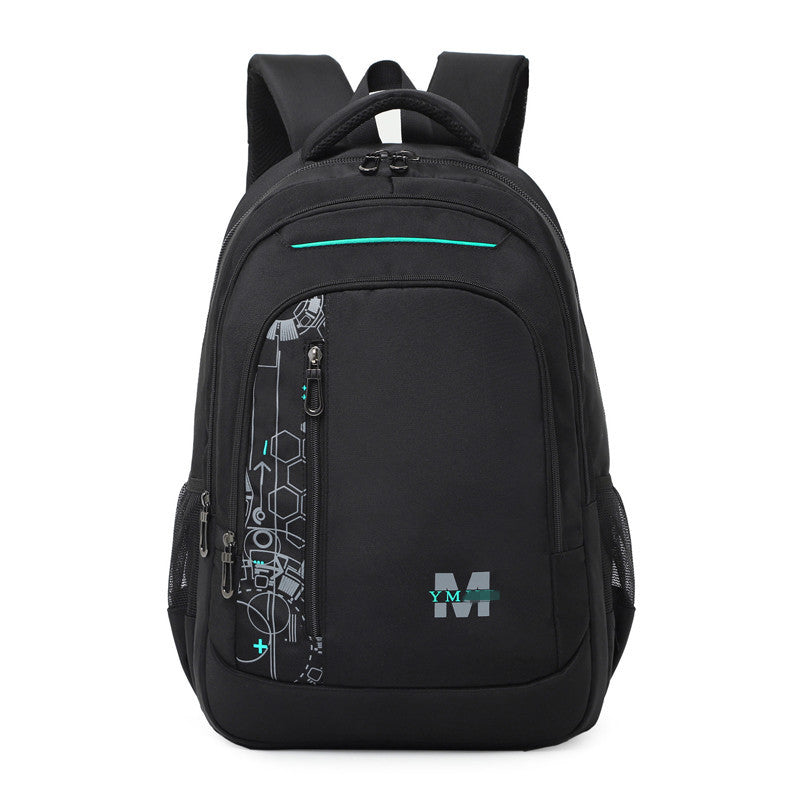 Men's Junior's Large Capacity Waterproof Big Middle School Students' Schoolbags