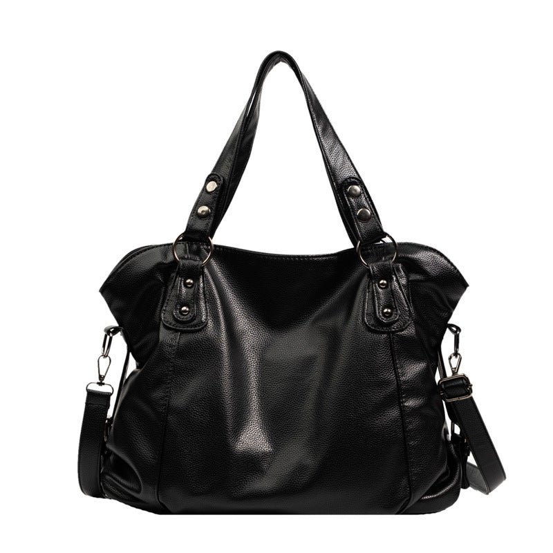 Women's Autumn Korean Style Large Capacity Soft Shoulder Bags