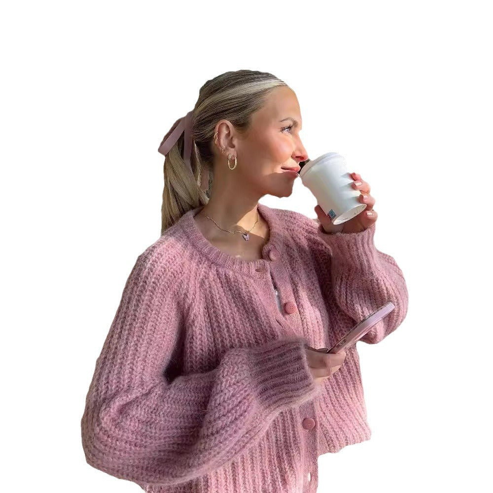Women's Loose Lazy Style Solid Color Sweaters