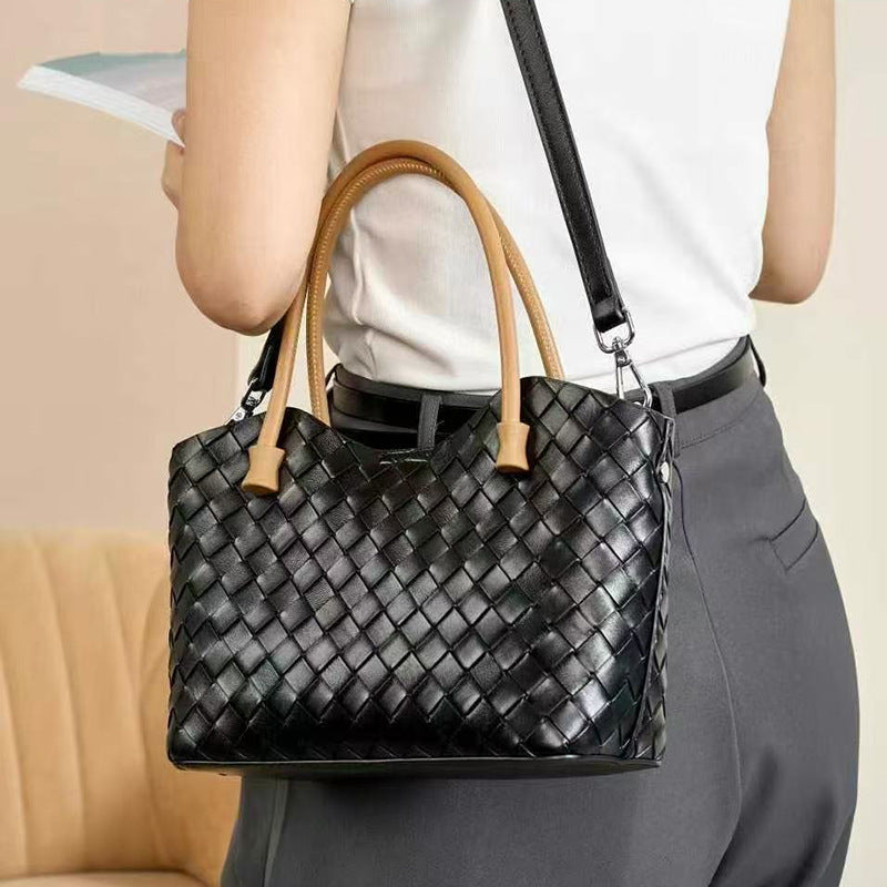 Women's Woven Summer Fashion Large Capacity Simple Bags