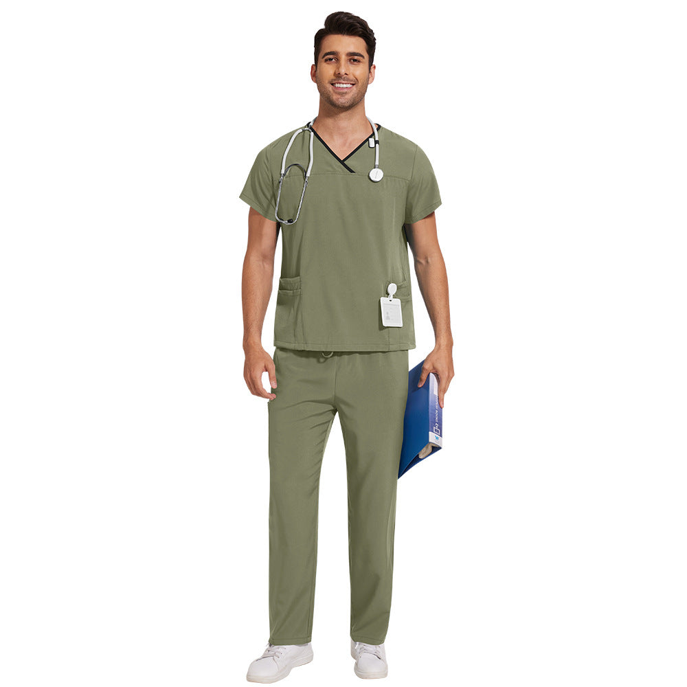 Washing Medical Work Clothes Thin Sleeve Suits