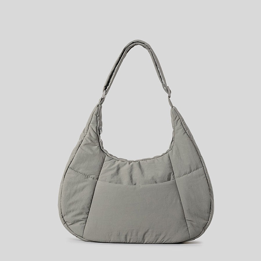 Women's Nylon Large Capacity Trendy Down Fashion Shoulder Bags