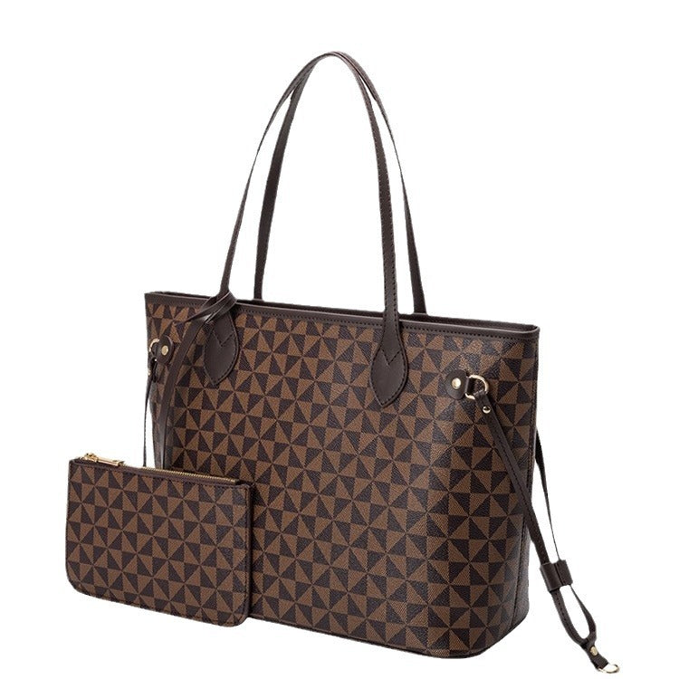 Women's Printed Plaid Large Capacity Trendy Portable Crossbody Bags