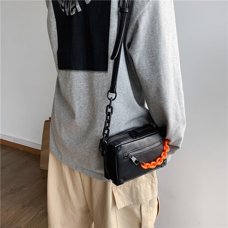 Men's High Texture Chain Box Super Popular Bags