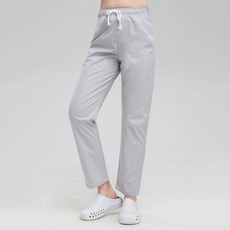 Nurse Elastic Waistband Tether Dental Dentist Pants