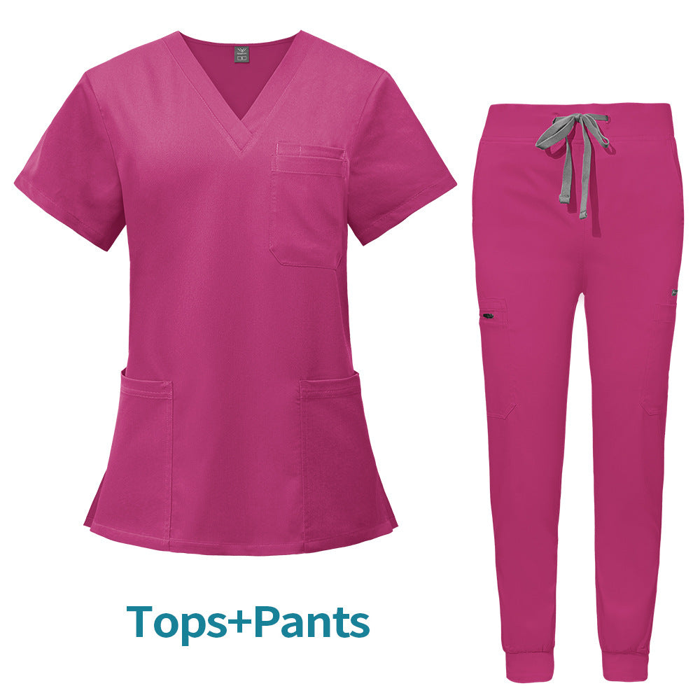 Multifunctional Pocket Surgical Gown Anesthesiologist Work Uniform