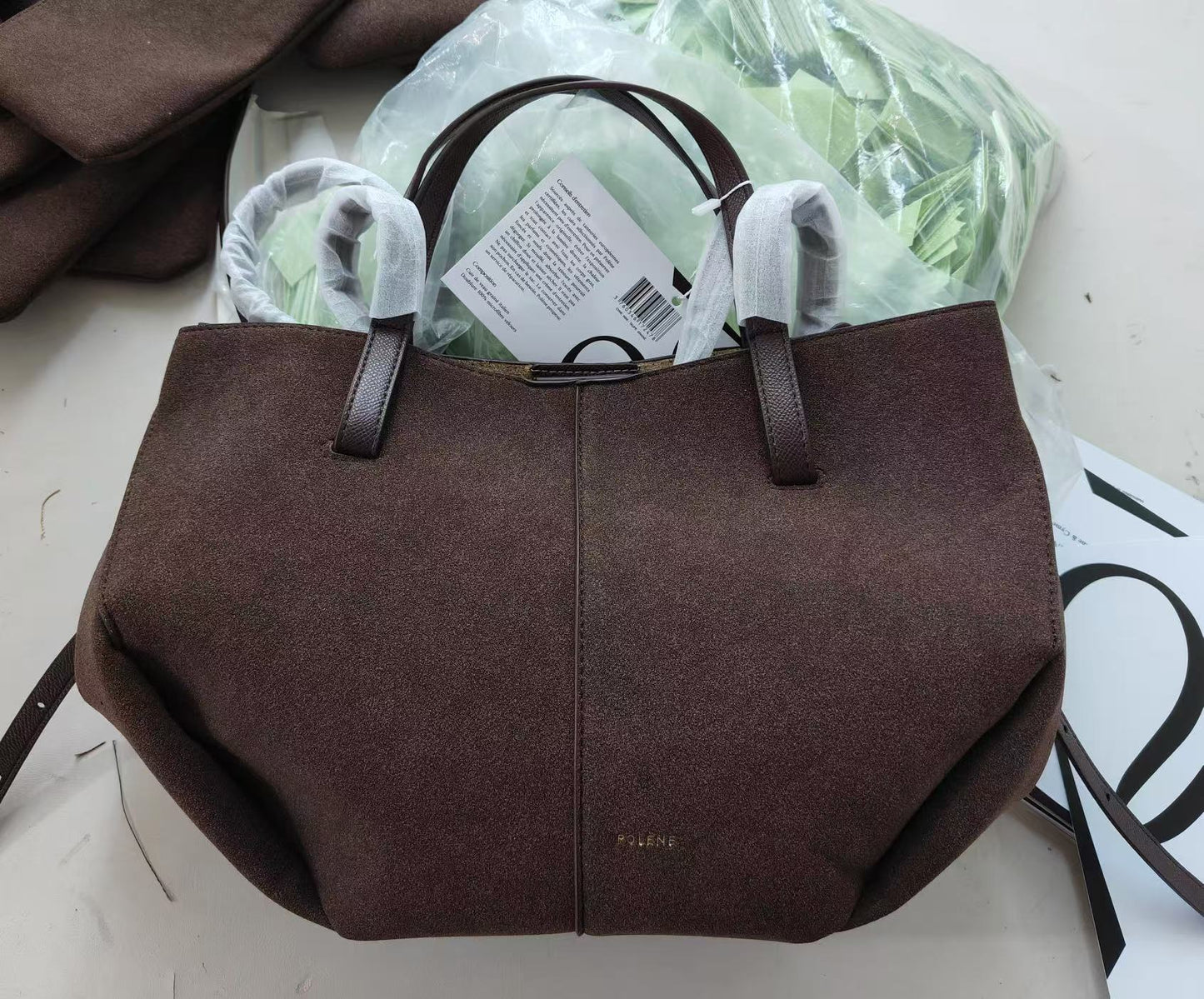 Pauline Matte Leather Wings Style Barrel Bags