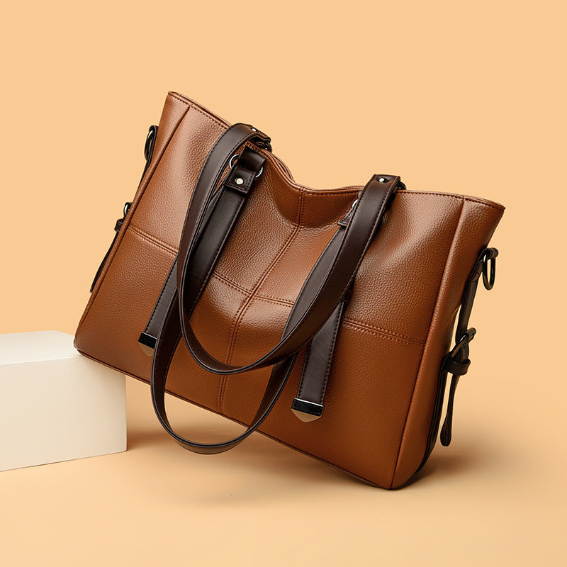 Women's Soft Surface Textured Commuter Large Capacity Handbags