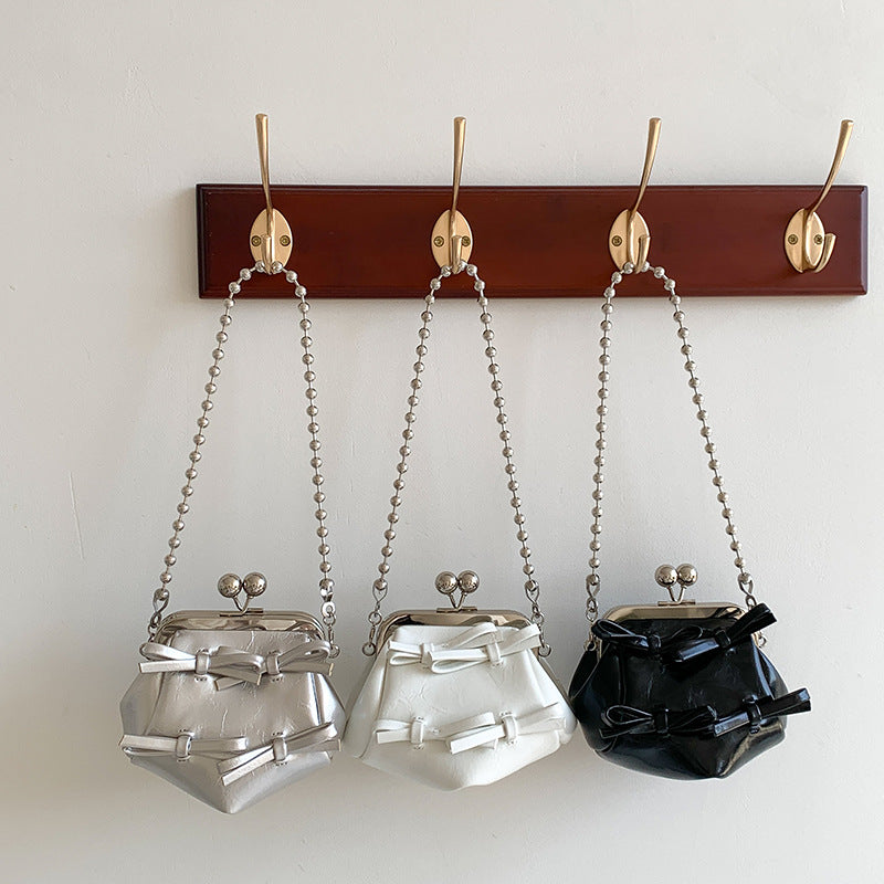 Women's Mini Cute Bow High-grade Exquisite Chain Phone Bags