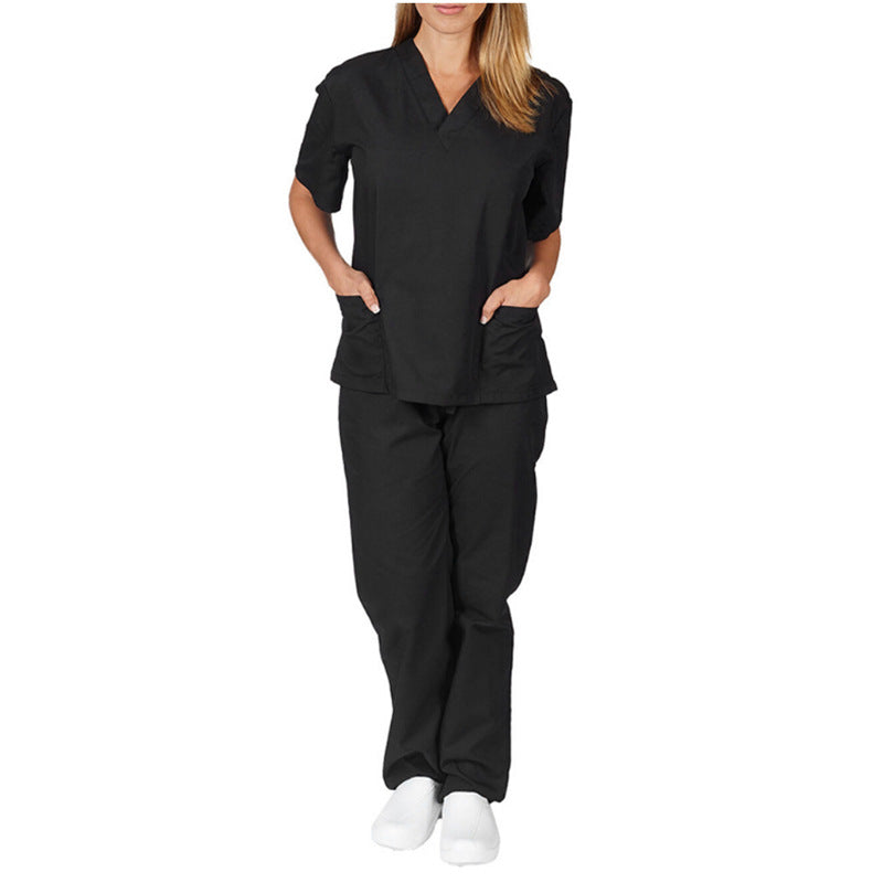Color Pocket Nursing Work Uniforms Nurse Uniform