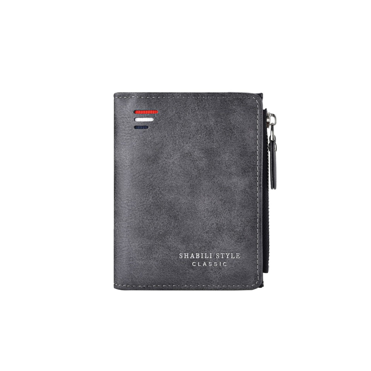 Men's Business Zipper Short Large Capacity Bill Bags