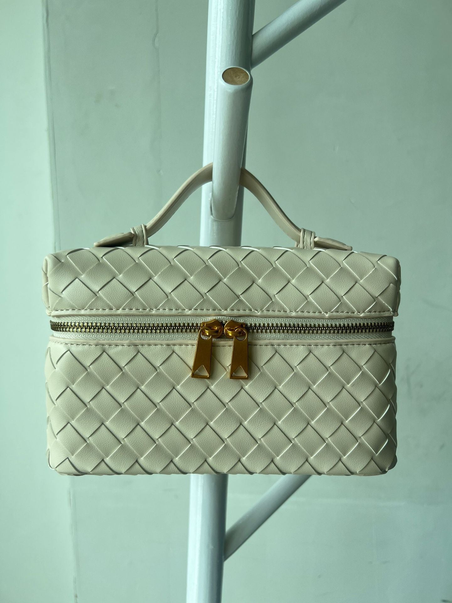 Women's Woven Lunch Box Versatile Handmade Small Square Bags