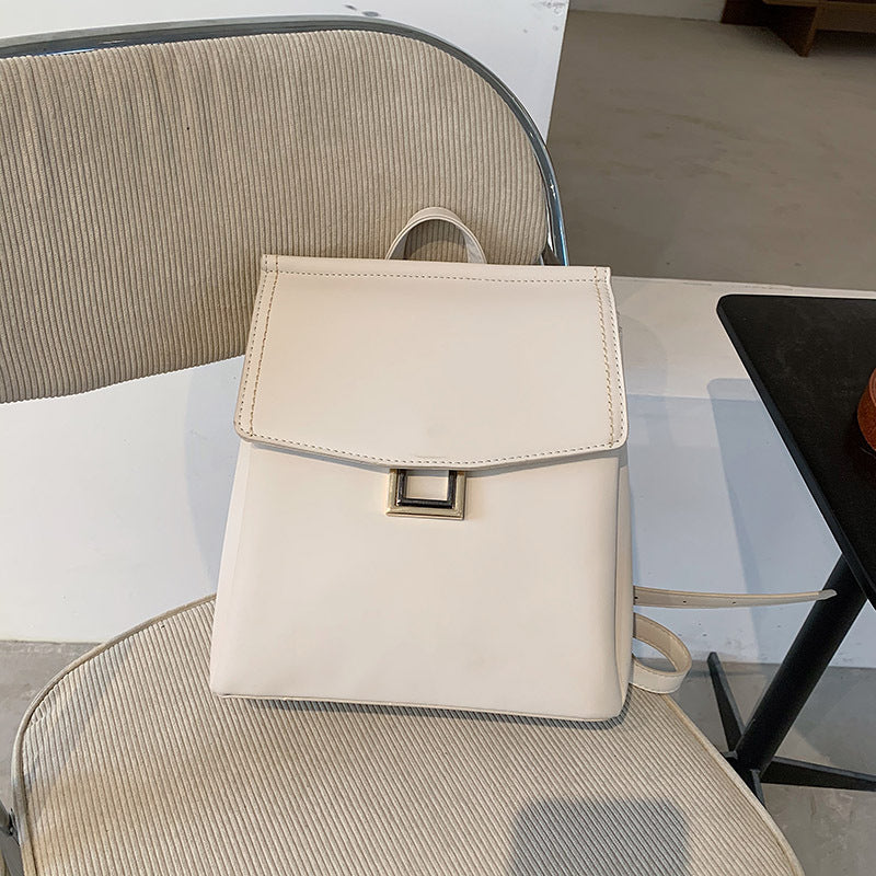 Women's Simple Mild Luxury Retro Fashion Commuter Backpacks