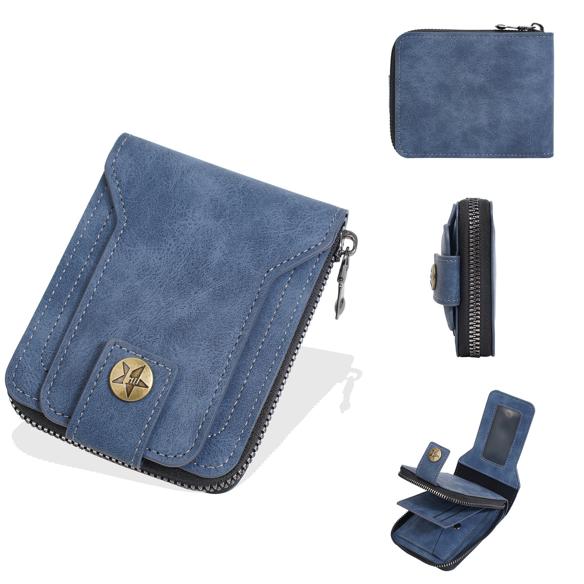 Men's Short Retro Credentials Storage High Sense Business Men's Wallet