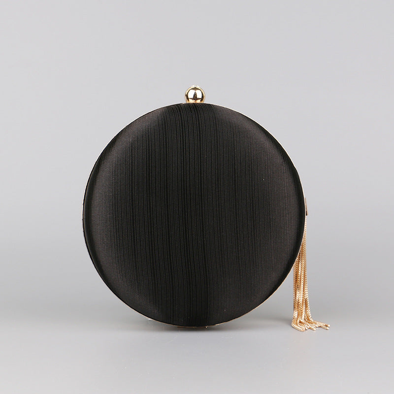 Women's Tassel Wedding Round Dress Dinner Evening Bags