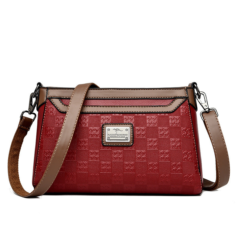 Women's Slouchy Elegant Fashion Rhombus Printed Crossbody Bags