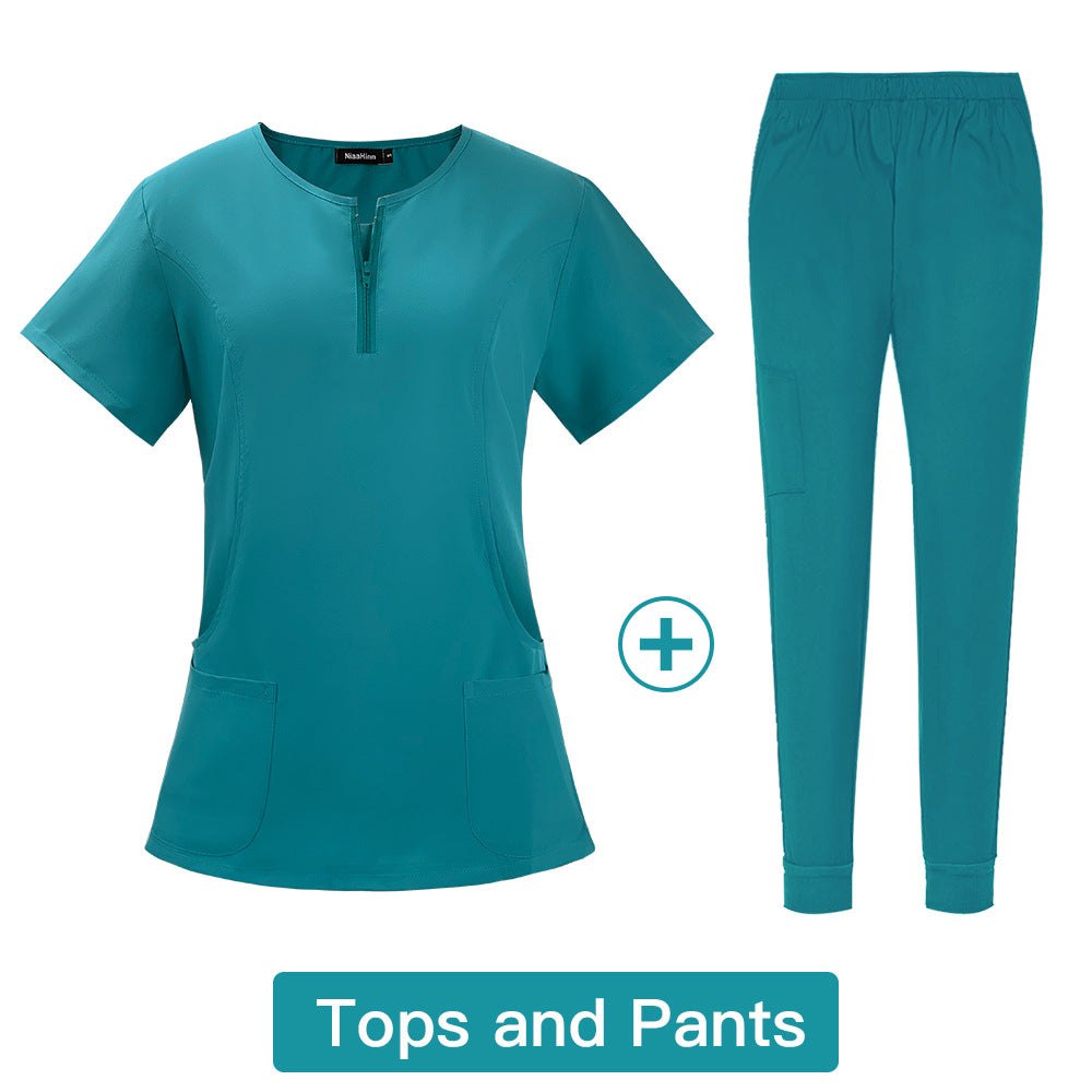 Elastic Hospital Oral Dentist Surgical Gown Uniform