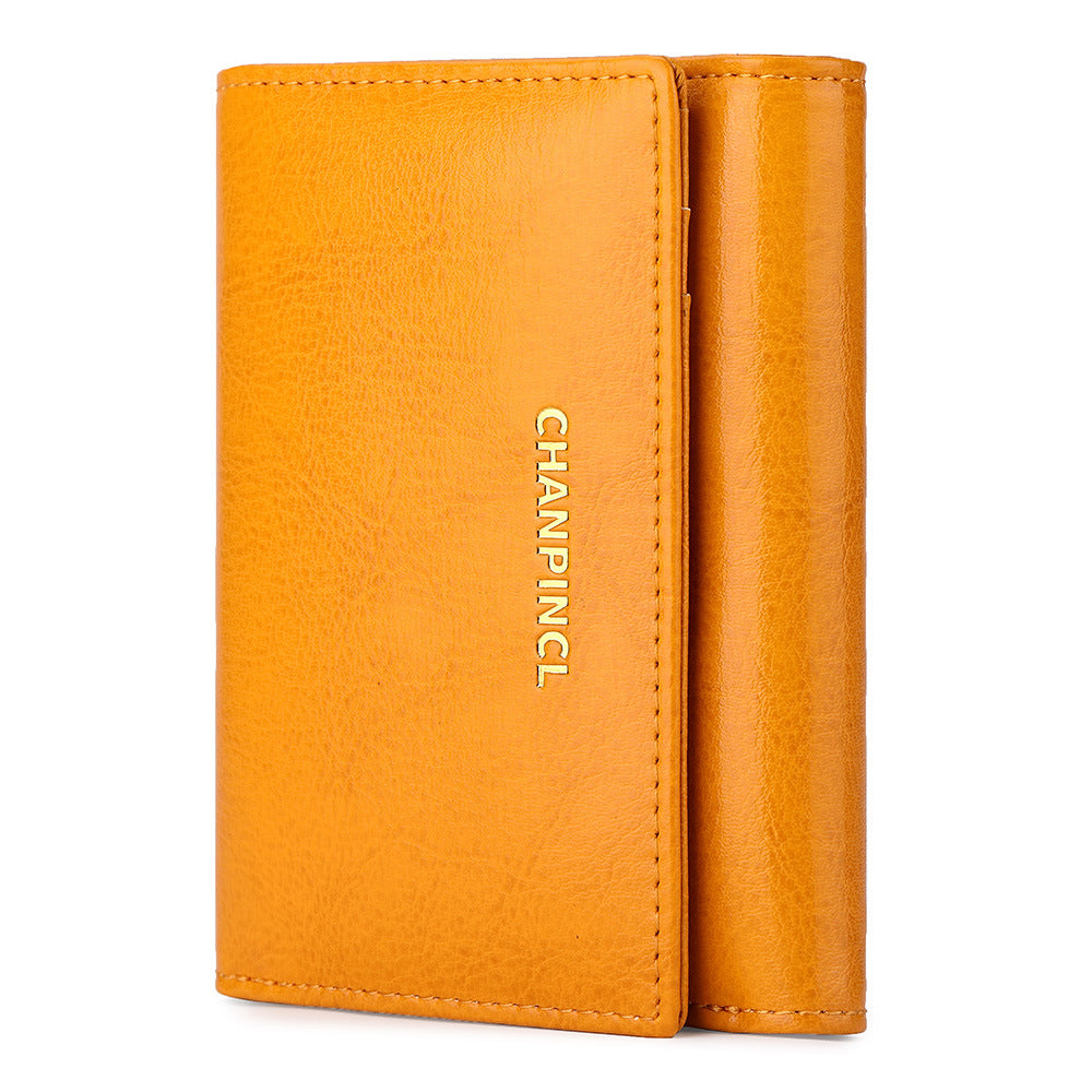 Women's Short Pocket Zipper Double Banknote Position Ladies Wallets