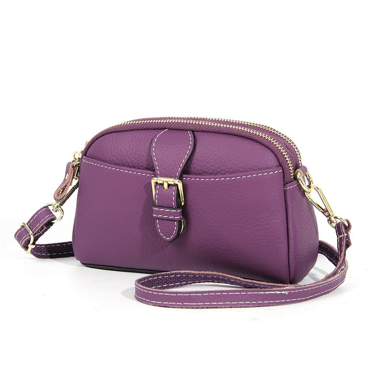 Women's First Layer Cowhide Summer Large Capacity Crossbody Bags