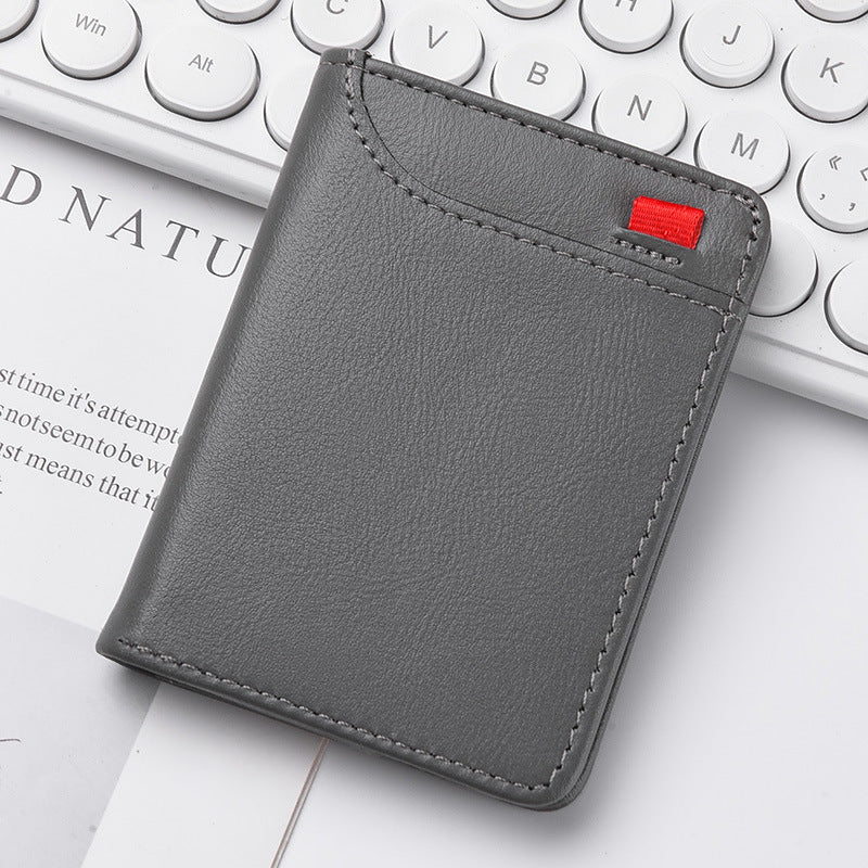 Creative Innovative Men's Vertical Certificate Mini Card Holder