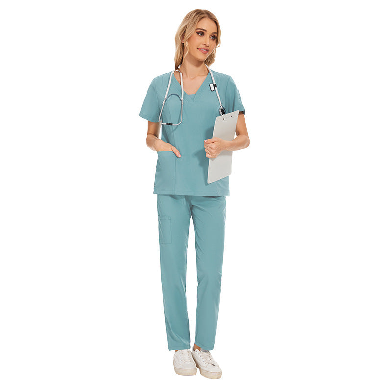 Gown Female Stomatologist Work Clothes Sleeve Male Uniform