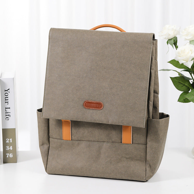Summer Washed Kraft Paper Large Capacity Bags