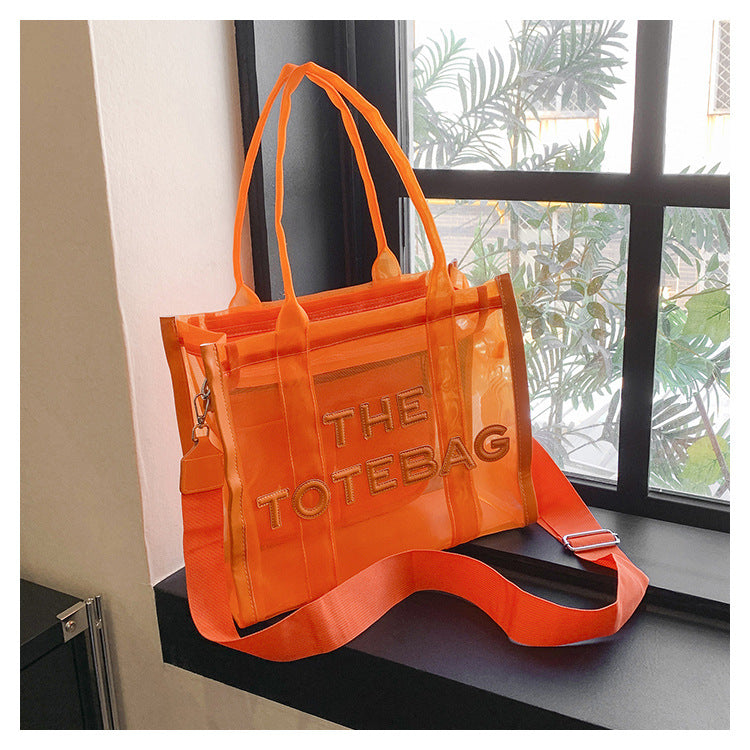 Women's Versatile Jelly Large Capacity Fashion Handbags