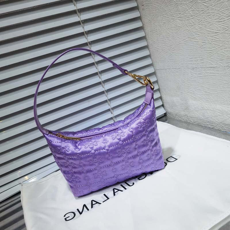 Women's Satin Hand Carrying Lunch Box Fortune Handbags