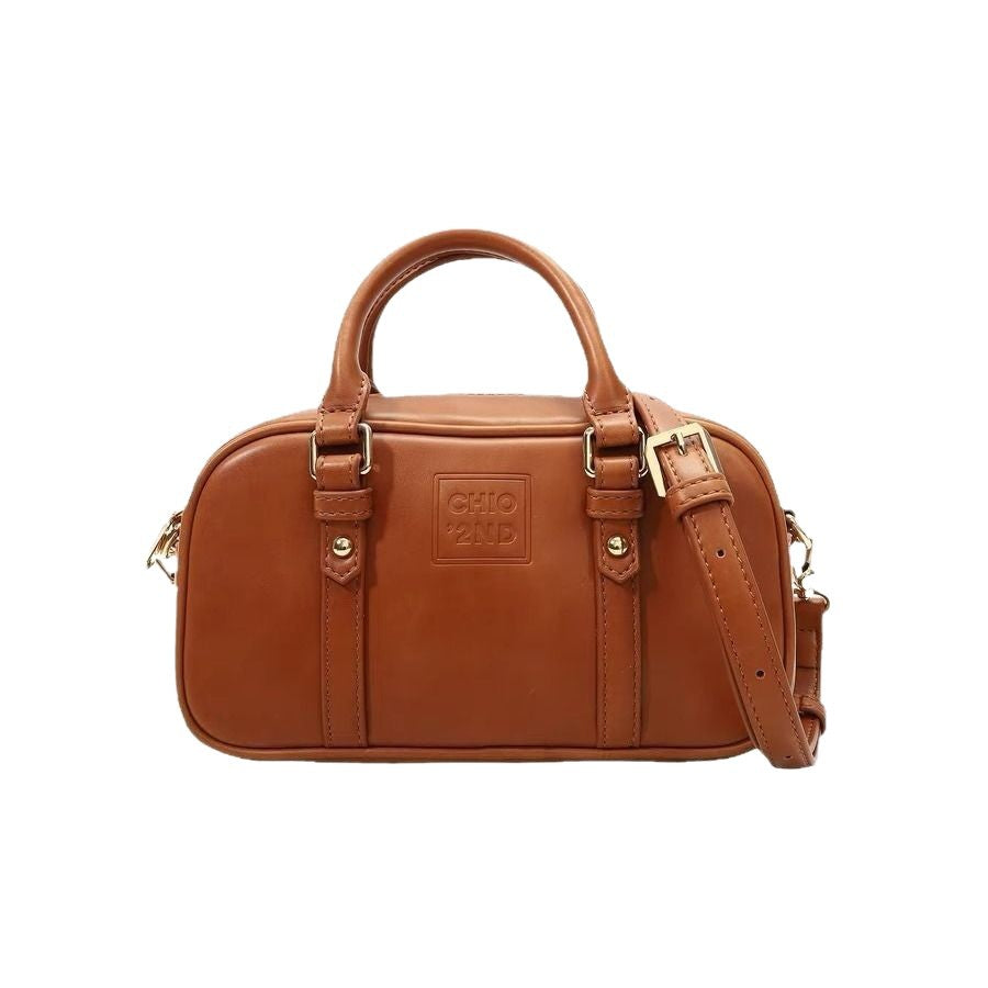 Women's Golden Autumn Postman Bowling Commuter Crossbody Bags