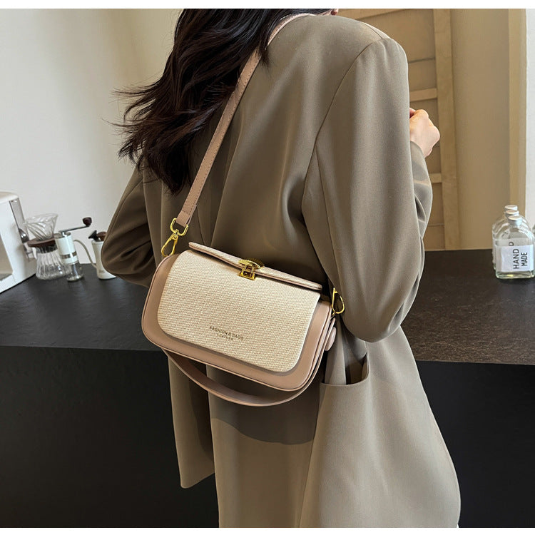 Women's Source Simple Contrast Color Fashion Crossbody Bags
